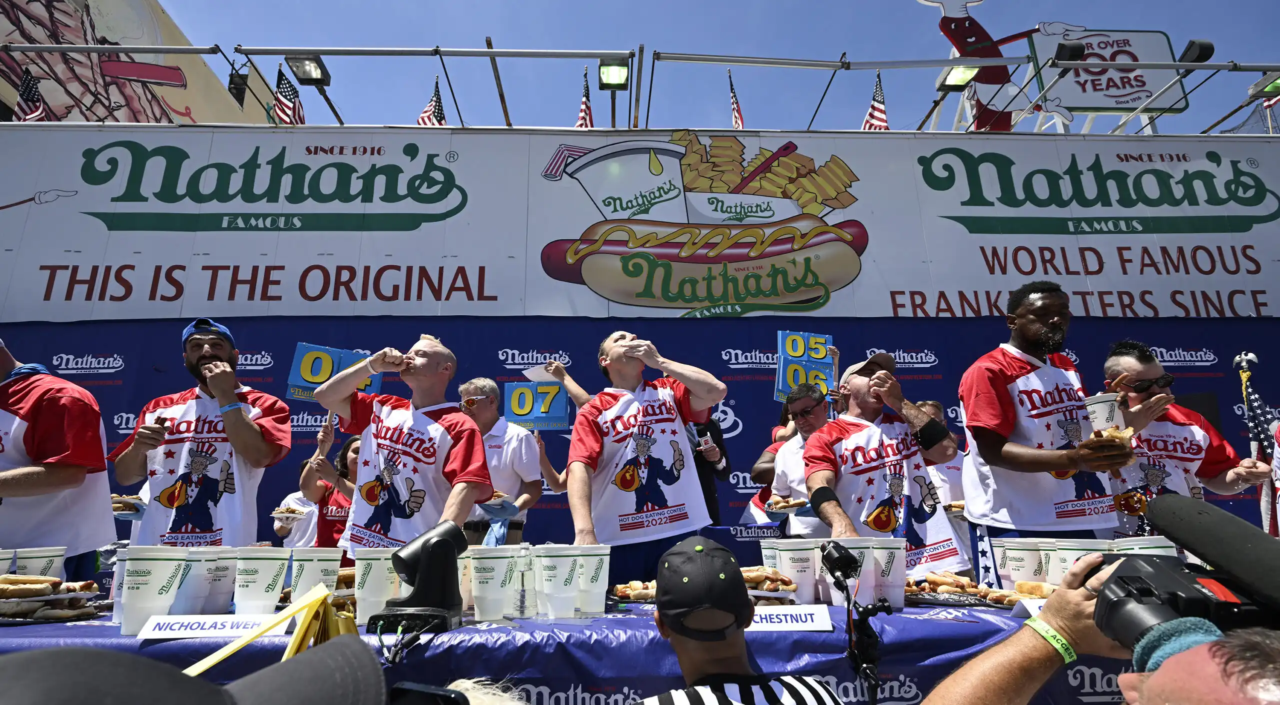 The Fourth of July Hot Dog Eating Contest: A Unique American Spectacle